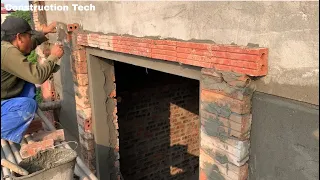 Professional Knowledge of Building Exterior Window Frames from Bricks and Cement in a Unique Style