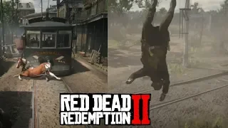 RED DEAD REDEMPTION 2- HORSE FAILS!!