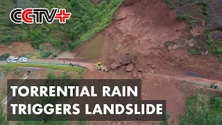 Torrential Rain in Northwest China Triggers Major Landslide on Freeway