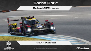 iRacing - 23S2 - Dallara LMP2 - IMSA - Jerez - SG