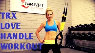 10 Minute TRX Suspension Trainer Love Handle Workout for Obliques and Core