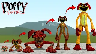 EVOLUTION OF DOGDAY and NEW TWO LEGS DOGDAY POPPY PLAYTIME CHAPTER 3 In Garry's Mod!