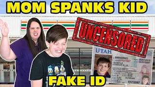 Kid Using Obviously FAKE ID To Try To Buy Beer - [ Uncensored Version ]