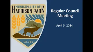 Council Meeting - April 3, 2024
