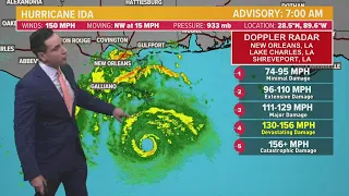 Tracking Hurricane Ida: Category 4 hurricane expected to make landfall in Louisiana Sunday afternoon