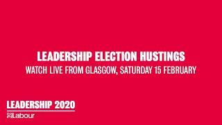 Leadership Hustings Live from Glasgow