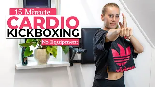 15 Minute Cardio Kickboxing Workout // Burn Fat and Unleash Your Power!