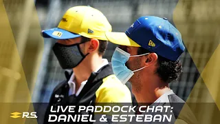 Paddock chat with Daniel Ricciardo and Esteban Ocon - Hungarian GP