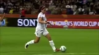 USWNT - Alex Morgan Goal v. Japan (9th Int'l Goal) - July 17, 2011 - WWC 2011 Final (Commentary)