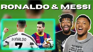 AMERICANS REACT To Ronaldo & Messi 20 Goals That Shocked Everyone