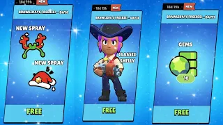 ALL BRAWLIDAYS FREEBIE Gifts 🎁 | Brawl Stars