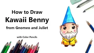 How to Draw Kawaii Benny From Gnomeo and Juliet Step by Step - very easy