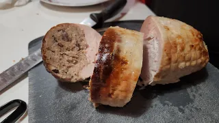 How Good is a FROZEN Stuffed Turkey Roast? Watch and See! Merry Christmas!