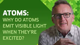 Why do atoms emit visible light when they’re excited? And why only light of certain wavelengths?