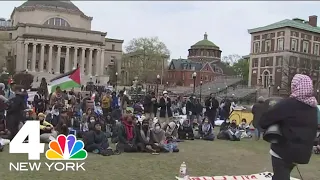 Columbia University moves classes online Monday amid protests, security concerns | NBC New York