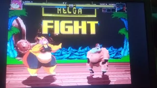 Mugen Battle 5: Jiggly Bunny vs 4 Clay Fighter characters