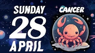 GET READY😫FOR SOME STRONG NEWS🆘😤 CANCER ♋❤ HOROSCOPE FOR TODAY APRIL 28, 2024