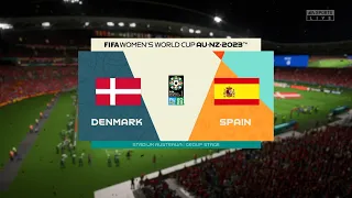 ⚽ Denmark Women vs Spain Women ⚽ | International Friendly (05/07/2023) | Fifa 23