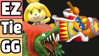 Ranking Smash Bros Characters I Could Beat in a Fight