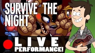 SURVIVE THE NIGHT - Live Performance by MandoPony | Five Nights at Freddy's 2
