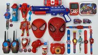 My Latest Cheapest Spiderman toy Collection,Spiderman Walkie Talkies, Water ring Game, Spinner watch