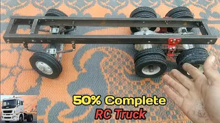 How to make Truck chassis  50% complete 🔥सबसे आसान तरीके से बनाये RC Truck Classic