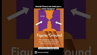 Gestalt Theory can super charge your designs! #graphicdesignportfolio #graphicdesign
