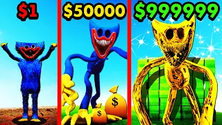 $1 NIGHTMARE HUGGY To $1,000,000 (GTA 5)