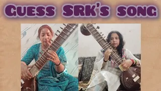 Guess SRK's song||Comment down name 👇🏻||90s song||Sitar cover||#trending #guessthesong #srk #comment