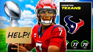 Rebuilding The Houston Texans Into A DYNASTY On Madden 24