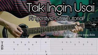 Tak Ingin Usai - Keisya Levronka | Fingerstyle Gitar Tutorial | TAB + CHORD