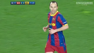 Andres iniesta vs arsenal 2011 (UCL) home 1080!