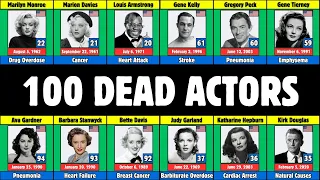 100 Most Famous American Actors Who Died