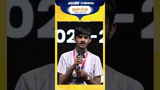 Celebrating 6 Years of Excellence |ALLEN Chennai "SOPAN-2024"|Niral Charan Speech|Part-10