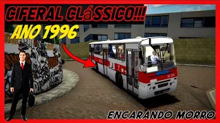 🔴 proton bus simulator - onibus ciferal antigo subindo Morro com lotação Máxima na linha