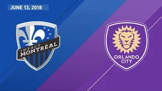 HIGHLIGHTS: Montreal Impact vs. Orlando City SC | June 13, 2018