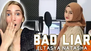 First Time REAKSI Eltasya Natasha Cover “Bad Liar” | Imagine Dragons | mantap!!! 😍