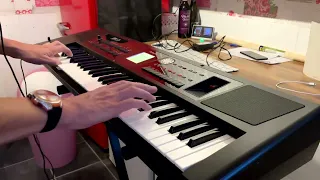 Besame Mucho played on a Roland BK5 arranger keyboard