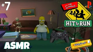 ASMR Gaming: The Simpsons Hit & Run EP.7 | PS2 (Whispering, Controller Sounds, Gum Chewing)