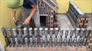 Amazing idea - DIY Green Villa for Your Pet / Build Mini House - Creative from Cement and Recycled