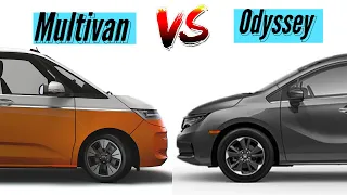 2023 Honda Odyssey vs 2023 Volkswagen Multivan T7 Compared | Odyssey or Multivan T7?! | MUV Battles!