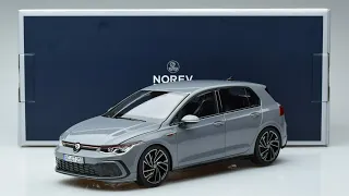 1/18 unboxing VW GOLF 8 GTI NOREV