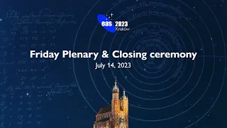 EAS 2023 PLENARY SESSION, Friday 14.07.2022