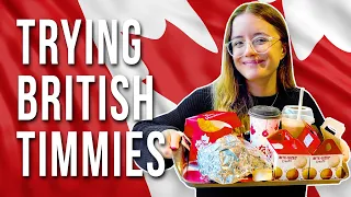 🇨🇦 Canadian tries UK Tim Hortons for the first time 🇬🇧