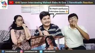 Kriti Sanon Interviewing Mahesh Babu At Goa Reaction | 1 Nenokkadin Scene Reaction