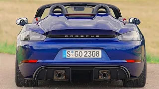 All New Porsche 718 SPYDER RS (2024) Blue Metallic - Sound, Exterior, Interior & Drive.