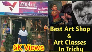 Amazing Handicraft Shop|| Varnam Fine Arts Studio in Trichy ||Art classes In Trichy