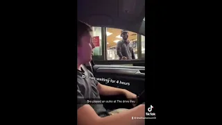 Bro played an outro at the drive thru