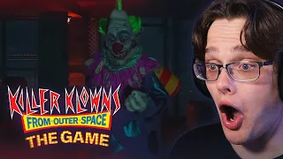 KILLER KLOWNS FROM OUTER SPACE: THE GAME Gameplay Teaser Trailer REACTION!