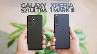 Galaxy S21 Ultra vs Xperia 1 III Camera Test! | VERSUS